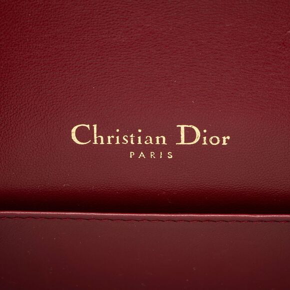 Dior Patent Leather Cannage Lady Dior Wallet on Chain - Picture 8 of 9